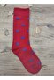 6 pairs of cotton socks suitable for women's polka dot patterned long boots - 3