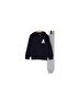 Atabay 280-10-25 Men's Tracksuit Set with Hood, Pockets, Printed, Zippered, 2 Straps, Age 3/7 - 2