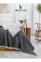 Moss Muslin Quilt 100% Cotton 6 Layers 2500 Gr - 245 X 265 cm - 170 X 240 cm - 4