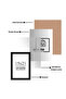 إطار 15×21 - إطار فارغ - إطار صور - إطار أسود