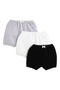Pack of 3 - Girls Solid Bloomers with Bow Detail