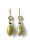 Elegant Drop Earrings with Stones – Handmade Dangle Earrings - Authentic Bohemian Vibrant Colorful Bijouterie Jewelry