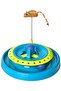 Cat Toy Interactive Play 2 in 1 Mouse Teaser Ball Track Chase Wand Motion Toys for Cats Kitt