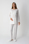 Maternity Pajamas and Robe Set / Buttoned Hidden Breastfeeding / Lace Detailed Viscose Nightgown - 2