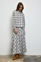 Plaid Skirt Suit White - 2