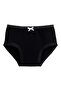 Pack of 3 - Girls Solid Briefs with Bow Detail - 3