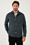 Cotton Single Pocket Regular Fit Shirt Men's Shirt Cf25W129140 - 6