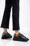 Suitable for Daily Use Women's Sneakers Lace-Up Black Color Leopard - 5
