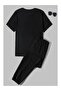 Unisex Printed Oversize Sports Special Design Cabrble Written Tracksuit Set - 4