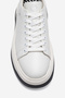 Men's Thick Sole Lace-Up Casual Shoes Genuine Leather Mc 22216 White - 2