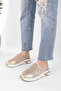 Ljn-156 Stone Patent Leather Slippers - 4