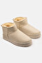 Women's Ankle Boots with Fur Inside and Sole Mid Thick Sole Women's Suede Boots - 2