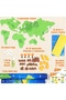 World Map Puzzle with Relief Shapes - 2