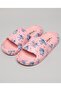 Pink Girl's Stitch & Angel Printed Slides - 2