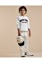 Ivory Boy's Appliqued Hooded Clothing Set