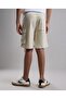 Solid Cargo Shorts with Button Closure - 4