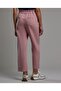 Solid Woven Pants with Button Closure - 5