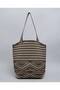 Brown Women's Patterned Shoulder Bag