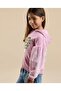 Sequins Detail Hoodie with Long Sleeves - 2