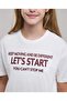 Typograpghy Print T-Shirt with Crew Neck and Short Sleeves - 5