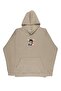 Lenithra Muhammed Ali Back Printed Unisex Oversize Beige Hoodie - 6