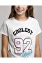 Printed T-Shirt with Crew Neck and Short Sleeves - 3