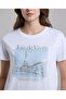 Printed T-Shirt with Crew Neck and Short Sleeves - 5