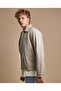 Solid Jacket with Zipper Closure - 2