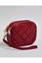 Burgundy Women's Quilted Coin Purse - 2