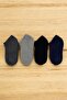 4 Pairs of Toe Seamless Winter Thick Terry Children's Sneaker Socks