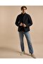 Quilted Jacket with Button Closure - 4