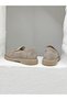 26Y-001-R40220 Women's Genuine Leather Loafers with Metal Detail on the Front - 5