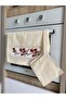 Cream Color Stove Cover X Holder