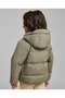 Quilted Hooded Puffer Jacket with Zipper Closure - 5