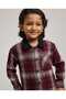 Plaid Shirt with Classic Collar and Long Sleeves - 5