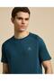 Logo Detail Active T-Shirt with Crew Neck and Short Sleeves - 2