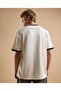 Typography Print T-Shirt with Crew Neck and Short Sleeves - 5