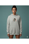 Lenithra Muhammed Ali Back Printed Unisex Oversize Gray Hoodie - 4