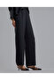 Solid Wide Leg Pants with Elastic Waist - 3