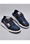 Navy Blue Boy Color Block Casual Shoes - 4