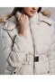 Quilted Hooded Puffer Jacket with Zipper Closure - 5