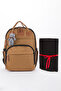 Mother Baby Care Backpack with Diaper Mat and Keychain Gift - 3
