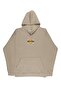 Lenithra Pop Art Muhammed Ali Back Printed Unisex Oversize Beige Hoodie - 6