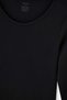 502 Women's Long Sleeve O Neck Thermal Top Underwear-Black - 4