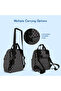 set of 3 Diaper Backpack with Changing Mat and Bottle Bag - Signature Black - 2