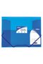 A4 folder with elastic, blue SF026