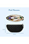 Luxe Knit Diaper Bag with Clutch - Black - 7