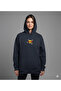 Lenithra Pop Art Van Gogh Back Printed Unisex Oversized Smoked Hoodie - 2