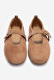 Women's Single Strap Ballerina Shoes Real Leather Rg 8033 Tütün - 5