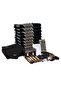 20-Person Hajj and Umrah Gift Velvet Prayer Rug Set – Black - 2